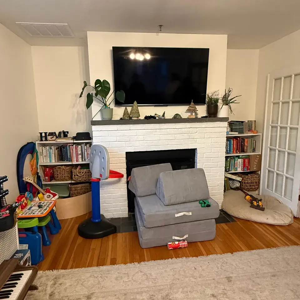 Before the built-in cabinets project